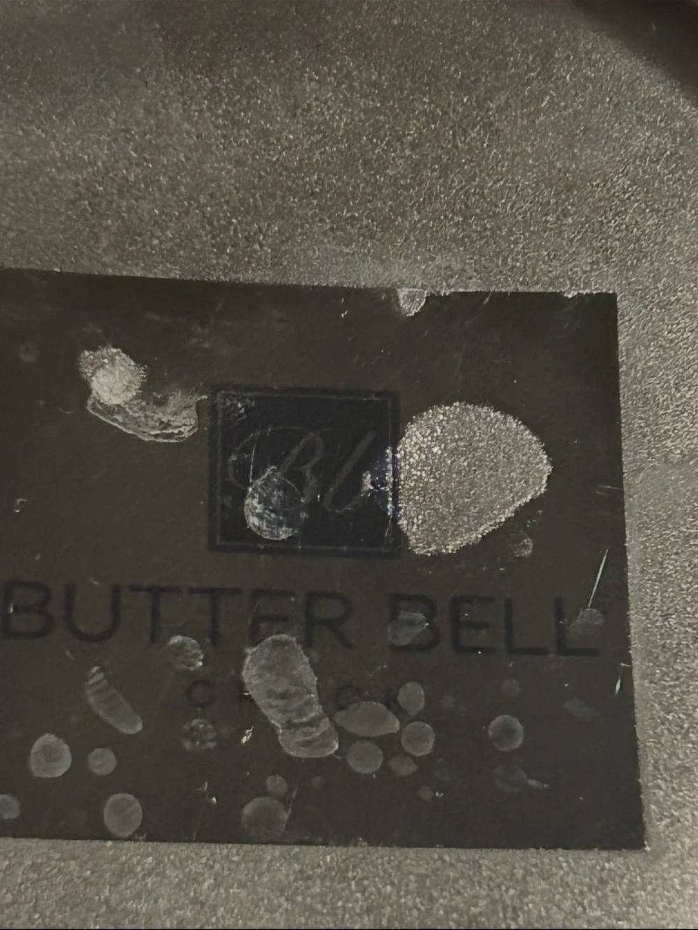 The original Butter Bell Crock black